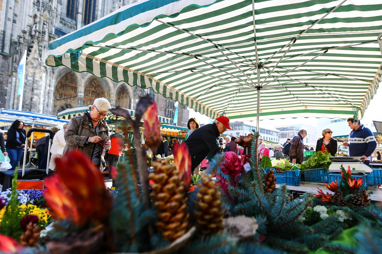 Wir organisieren Eventvielfalt: vom Ulmer Weihnachtsmarkt über die Ulmer Wochenmärkte bis hin zum Ulmer Hausbaucenter.